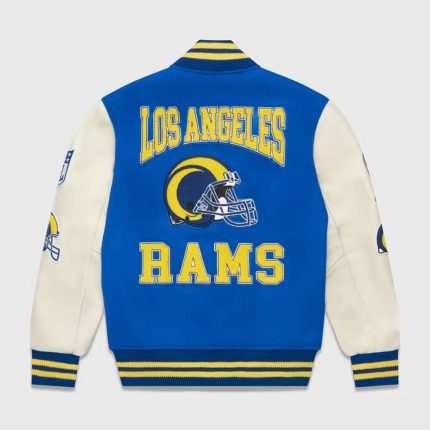 OVO Los Angeles Rams Varsity Jacket Blue