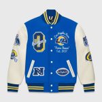 OVO Los Angeles Rams Varsity Jacket Blue