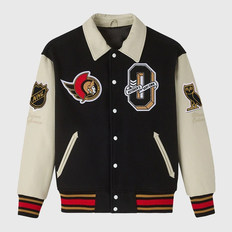 OVO X NHL Ottawa Senators Varsity Jacket OVO X NHL Ottawa Senators Varsity Jacket