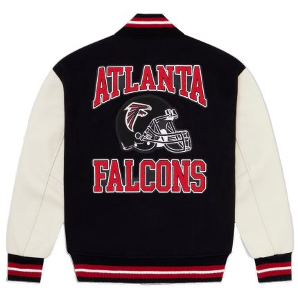 OVO x NFL Black Atlanta Varsity Jacket
