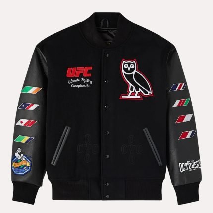 OVO x UFC Championship Varsity Jacket