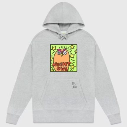 Ovo X Keith Haring Hoodie Grey
