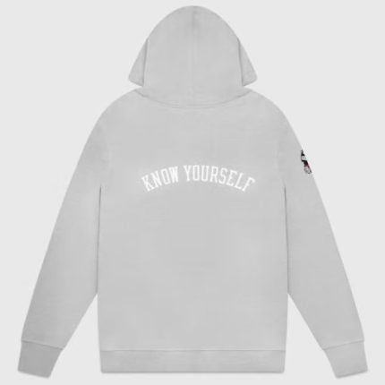 Ovo X Mitchell and Ness 95 Raptors Og Owl Hoodie Grey