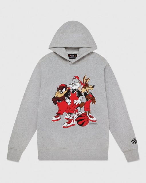 Ovo X Raptors 3-On-3 Hoodie Grey Ovo X Raptors 3-On-3 Hoodie Grey