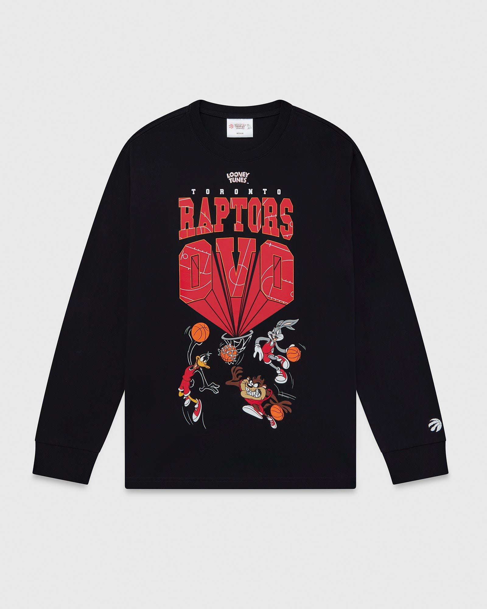 LOONEY TUNES™ X RAPTORS FAST BREAK LONGSLEEVE T-SHIRT LOONEY TUNES™ X RAPTORS FAST BREAK LONGSLEEVE T-SHIRT