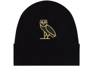 OVO Classic Owl Beanie Black