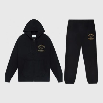 OVO Collegiate Full-Zip Tracksuit Black