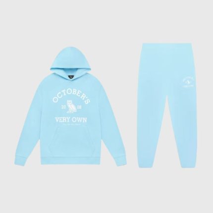 OVO Collegiate Tracksuit Light Blue