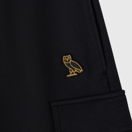 OVO French Terry Cargo Short - Black