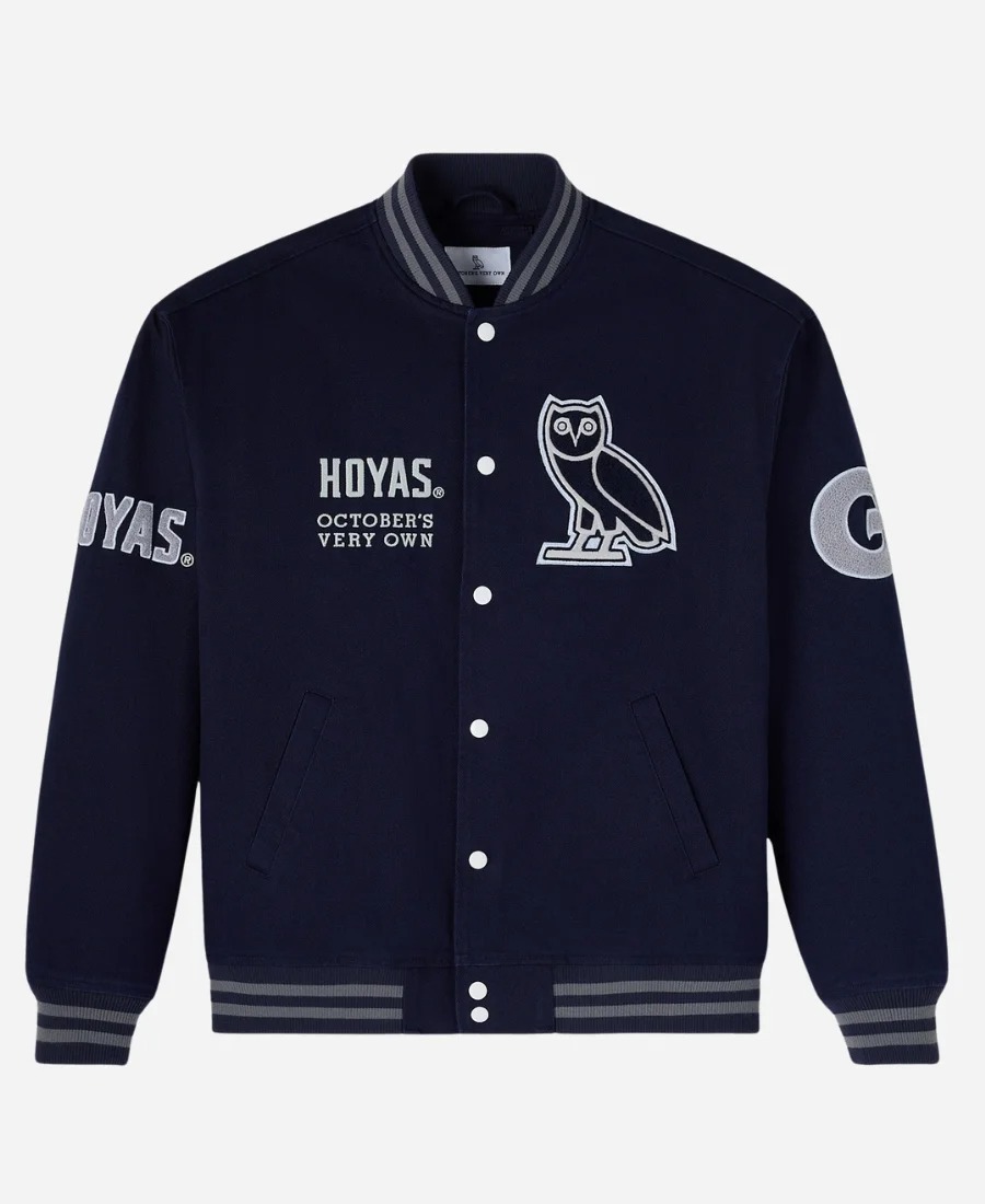OVO Georgetown Hoyas Varsity Jacket OVO Georgetown Hoyas Varsity Jacket