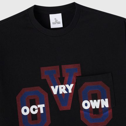 OVO Heavy Jersey Pocket Tee - Black