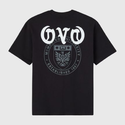 OVO McMaster CAMPUS TEES - BLACK