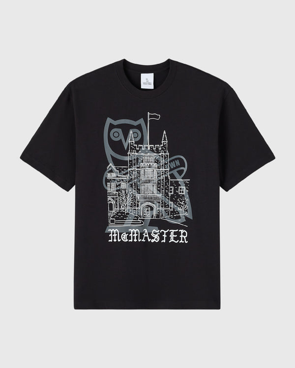 OVO McMaster CAMPUS TEES - BLACK OVO McMaster CAMPUS TEES - BLACK