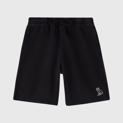 OVO Muskoka Sweatshorts - Garment Dyed Black