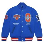 OVO NY Knicks Varsity Blue Wool Jacket