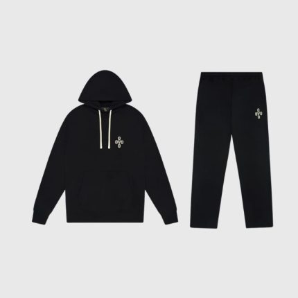 OVO Pom Pom Tracksuit Black