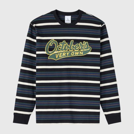 OVO Sports Script Long-Sleeve Tee - Black
