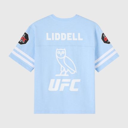 OVO UFC Liddell Football Tee - Light Blue