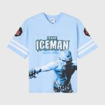 OVO UFC Liddell Football Tee - Light Blue