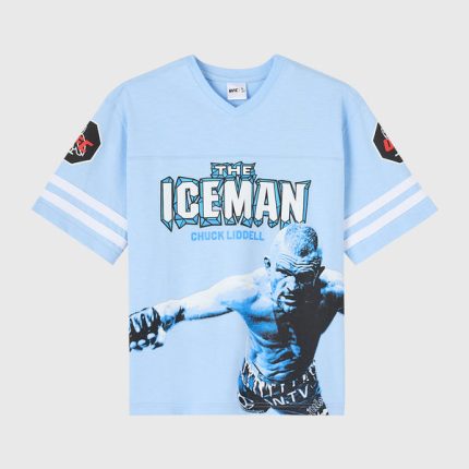 OVO UFC Liddell Football Tee - Light Blue