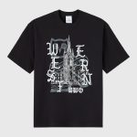 OVO Western University Heavy Weight Tee - Black