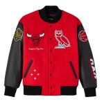 OVO X Raglan Chicago Bulls Varsity Jacket