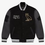 OVO x Collegiate Varsity Jacket Black