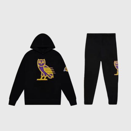 OVO x NBA Lakers OG Owl Tracksuit Black