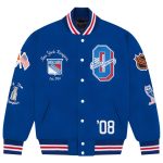 OVO x NHL New York Rangers Varsity Jacket
