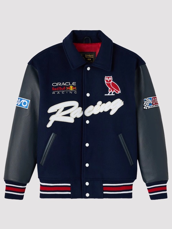 OVO x Oracle Red Bull Racing Varsity Jacket OVO x Oracle Red Bull Racing Varsity Jacket