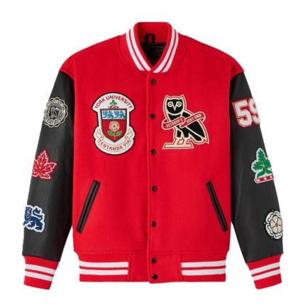 OVO x York University Heritage Varsity Jacket