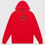 Ovo Classic Owl Hoodie Red