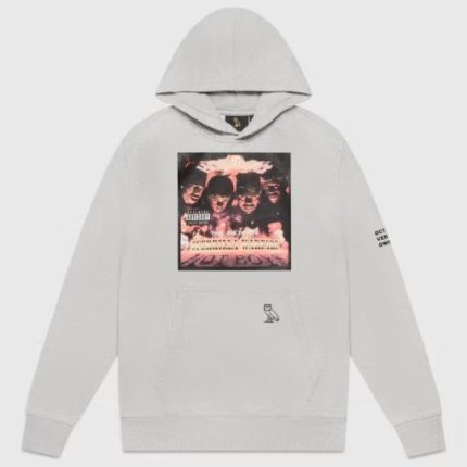 Ovo X Hot Boys Hoodie Grey