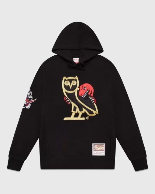 Ovo® X Raptors Og Owl Hoodie Black Ovo® X Raptors Og Owl Hoodie Black